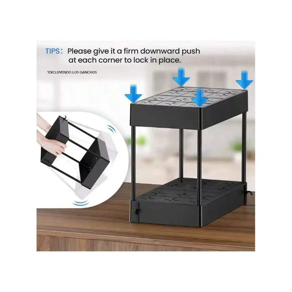 Multifunctional Two-Floor Desktop Storage
