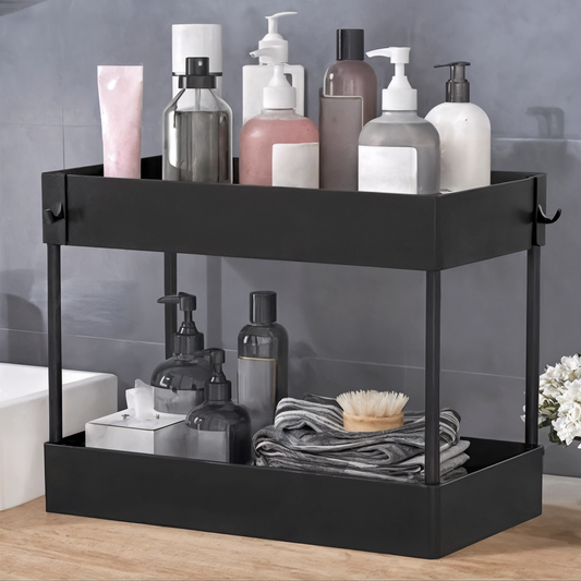 Multifunctional Two-Floor Desktop Storage